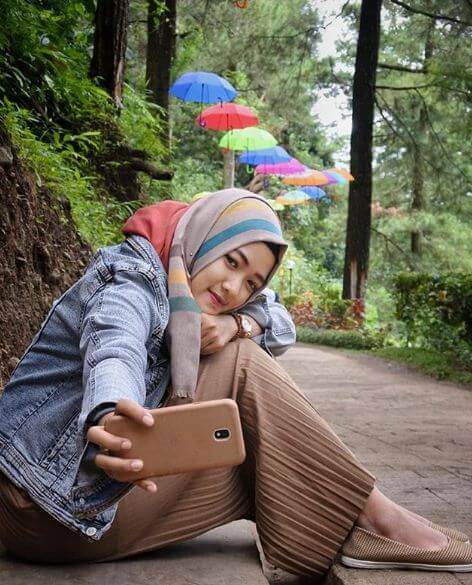 selfie Srambang park