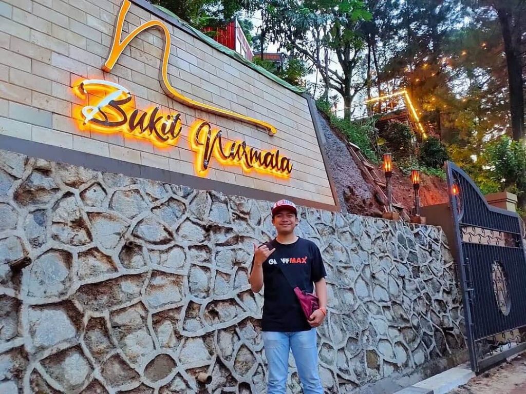 spot foto bukit Nurmala Cafe Bogor